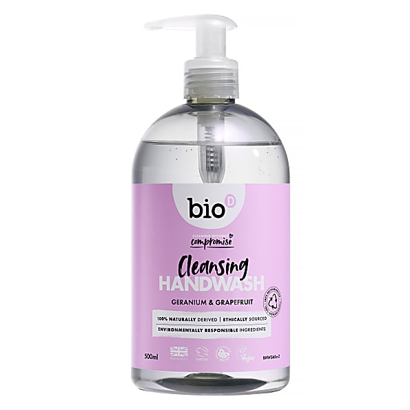Bio-D Savon Mains Antibacterien Geranium