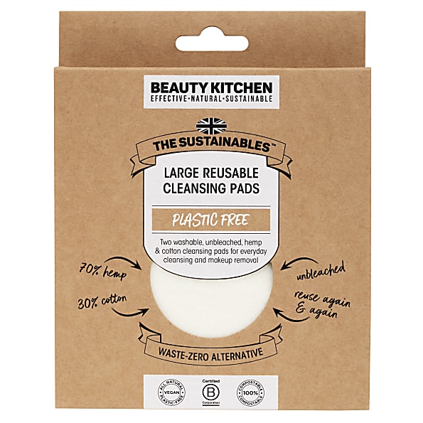 Beauty Kitchen Grand Lingettes Reutilisables - 2 Pieces