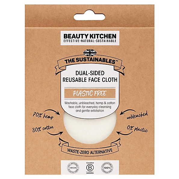 Beauty Kitchen Lingettes Reutilisables Double Face