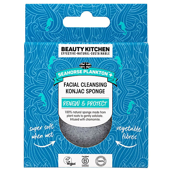 Beauty Kitchen Éponge de Konjac Nettoyante pour le Visage aux Extra...