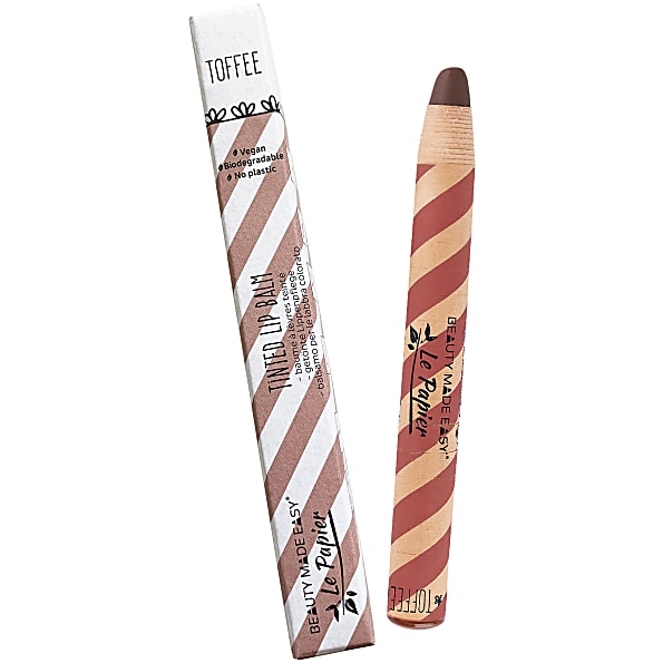 Beauty Made Easy Le Papier Baume à Levres Teinte Sans Plastique - T...
