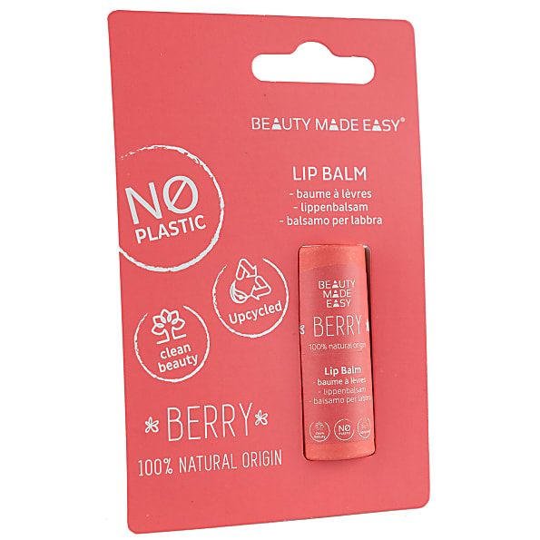 Beauty Made Easy Paper Tube Baume à Levres - Berry