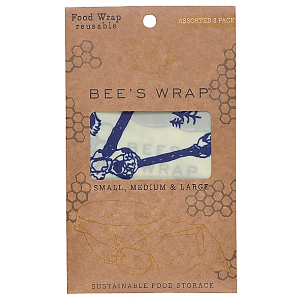 Bee's Wrap, Assortiment 'Bees&Bears' Petite+Moyenne+Large