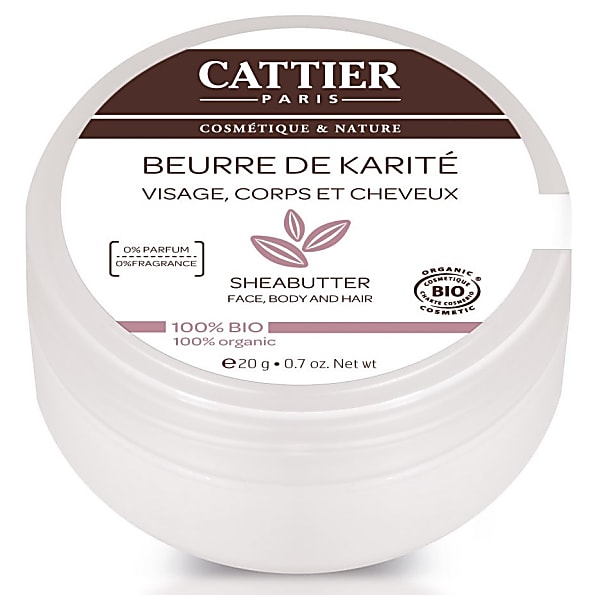 Cattier Beurre de karite 100% Naturel (20g)