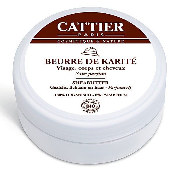 Cattier Beurre de karite 100% Naturel (100g)