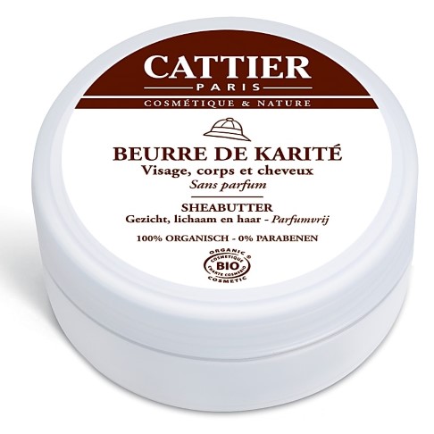 Cattier Beurre de karité 100% Naturel (100g)