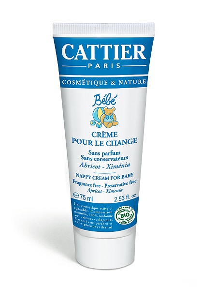 Cattier-Paris - Creme pour le Change Bebe - 75 ml
