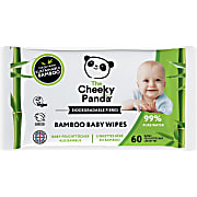 The Cheeky Panda Lingettes pour Bébé en Bambou (64 lingettes)