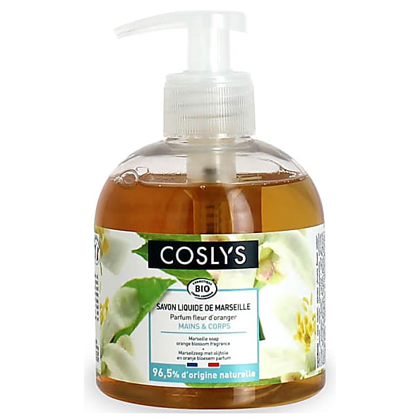 Coslys Savon Liquide De Marseille Fleur D'oranger 300ml