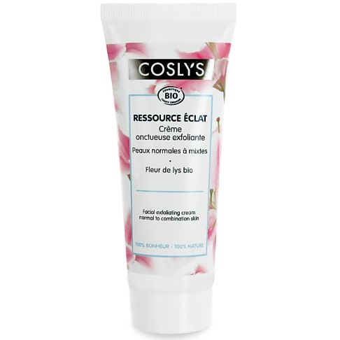 Coslys Crème Onctueuse Exfoliante - Ressource Éclat Fleur de Lys Bio