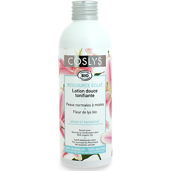 Coslys Lotion Douce Tonifiante - Ressource Éclat Fleur de Lys Bio