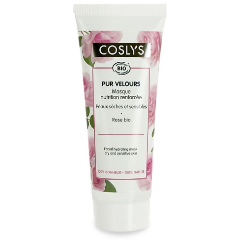 Coslys Masque Nutrition Renforcée - Pur Velours Rose Bio
