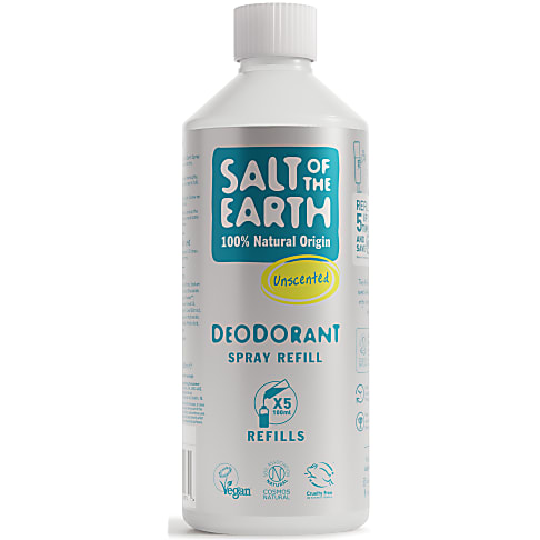 Salt of the Earth Déodorant Spray Sans Parfum Recharge 500ml