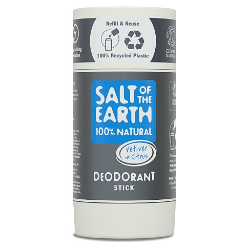 Salt of the Earth Déodorant Stick Rechargeable Vetiver & Citrus