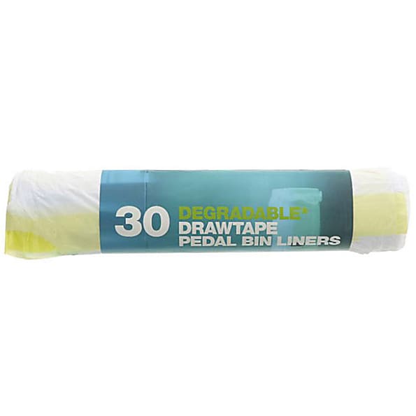 D2W - 20 Litres Sacs Degradables avec Lien Coulissant