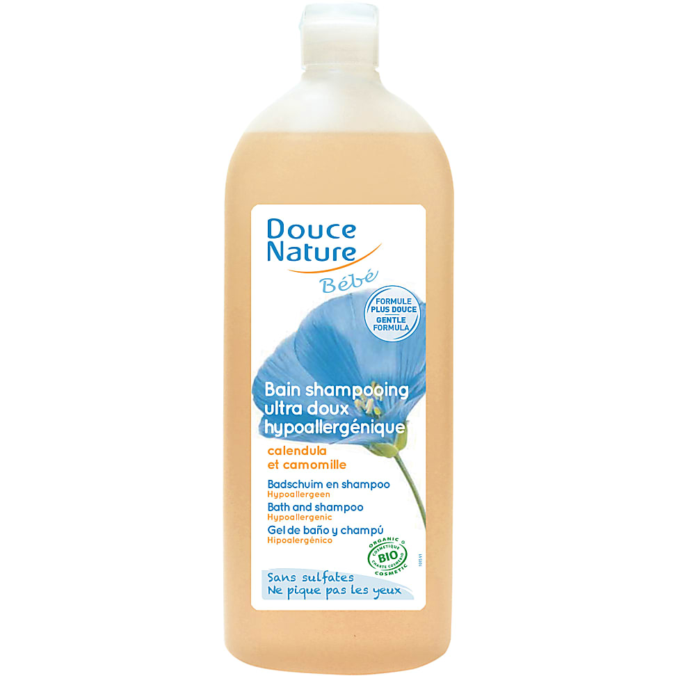 Douce Nature - Bain shampooing bebe - 1l