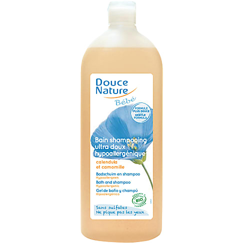 Douce Nature - Bain shampooing bébé - 1l