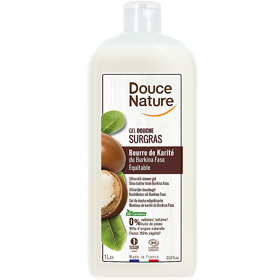 Douce Nature Creme Douche Surgras Nourrissante Huile de Karite 1L