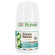 Douce Nature Déodorant Roll On pour Peaux Normales à l'Aloe Vera