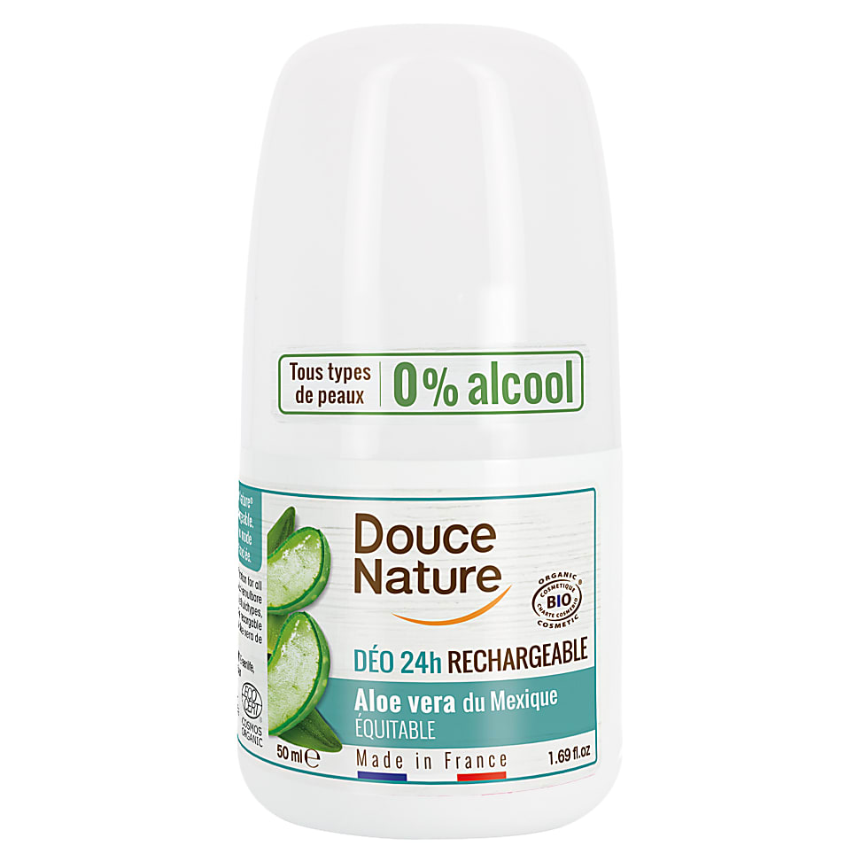 Douce Nature Deodorant Roll On pour Peaux Normales a l'Aloe Vera