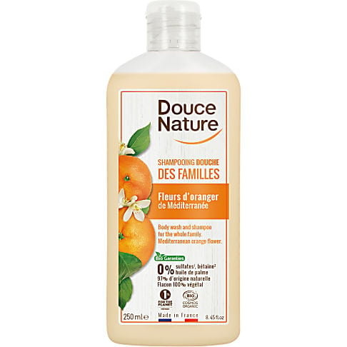 Douce Nature Shampooing Douche Familial au Fleur d'Oranger