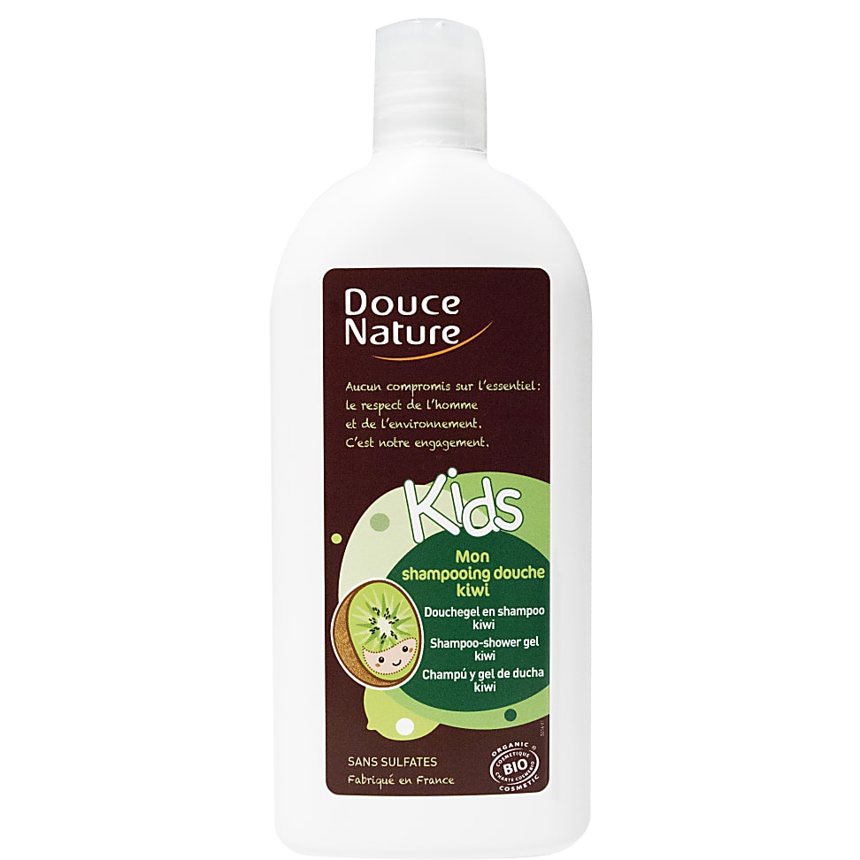 Douce Nature - Shampoing Douche Kids Kiwi Sans Sulfates