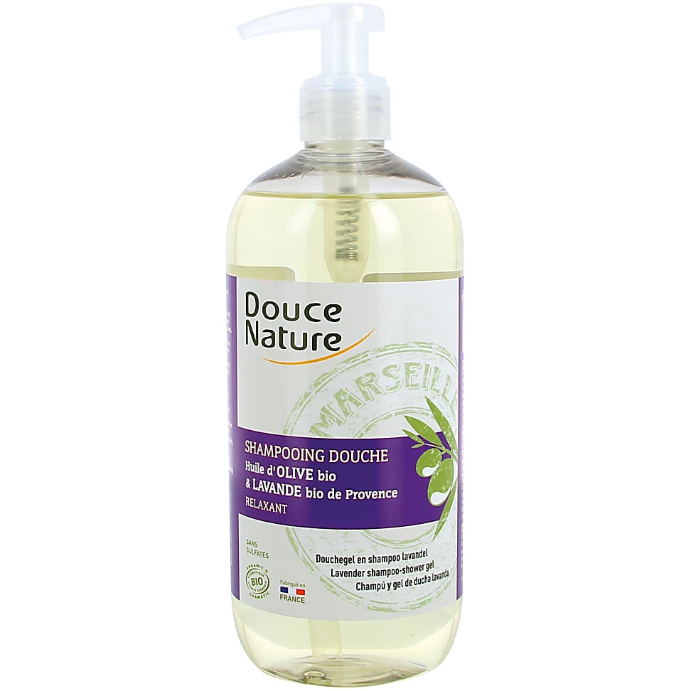 Douce Nature Shampooing Douche Huile d'Olive et Lavande de Provence