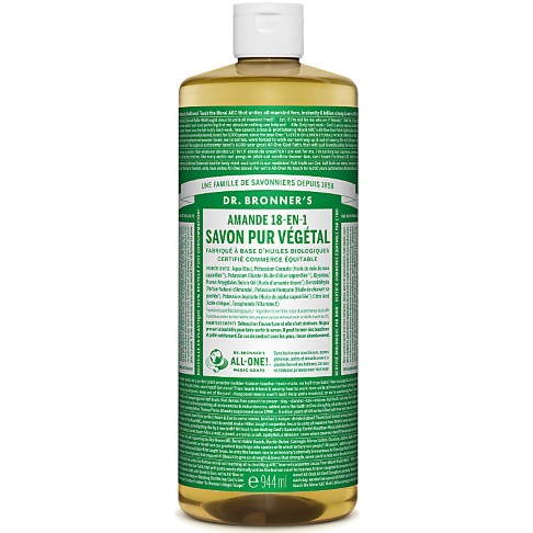 Dr. Bronner's - Savon Liquide de Castille - Amande - 946ml