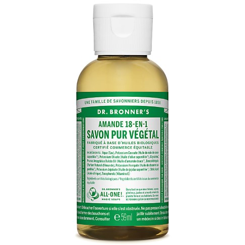 Dr. Bronner's - Savon Liquide de Castille - Amande - 59ml