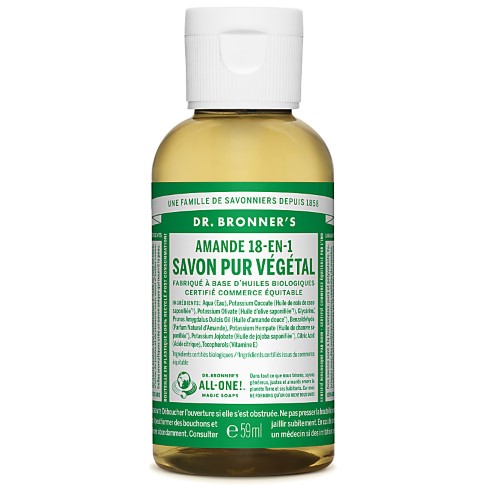 Dr. Bronner's - Savon Liquide de Castille - Amande - 59ml