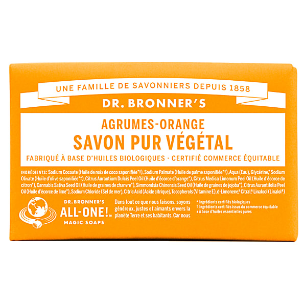 Dr. Bronner's - Savon Solide de Castille - Citrus