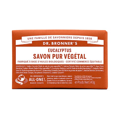 Dr. Bronner's - Savon Solide de Castille - Eucalyptus