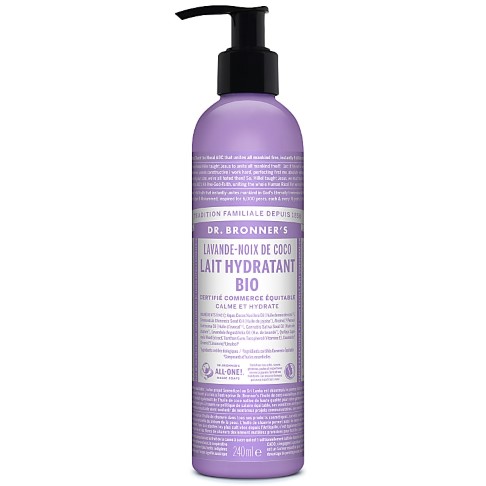 Dr. Bronner's - Lotion Hydratante Lavande & Noix de coco