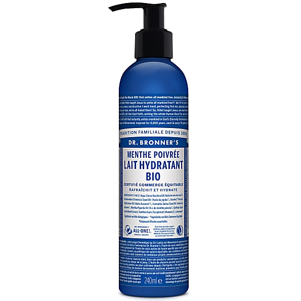 Dr. Bronner's Lotion Hydratante Menthe Poivree