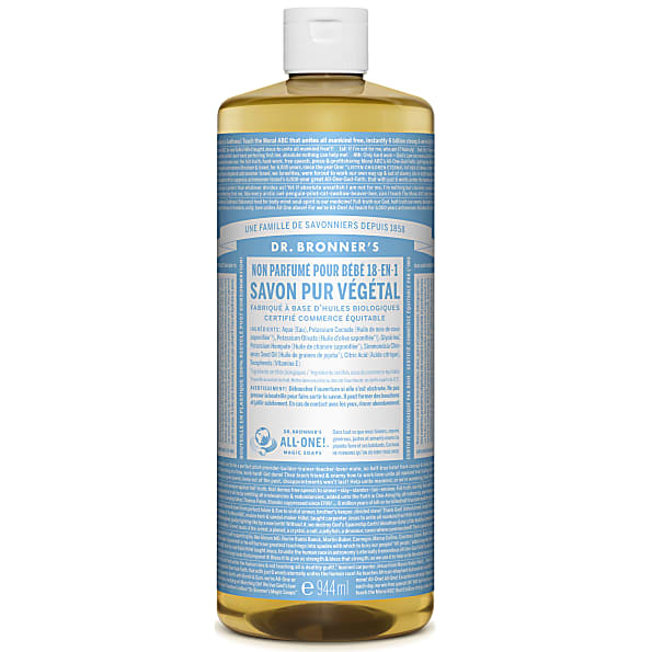 Dr. Bronner's - Savon Liquide de Castille Sans Parfum pour Bebe - 9...
