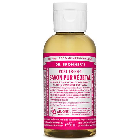 Dr. Bronner's - Savon Liquide de Castille - Rose - 59ml