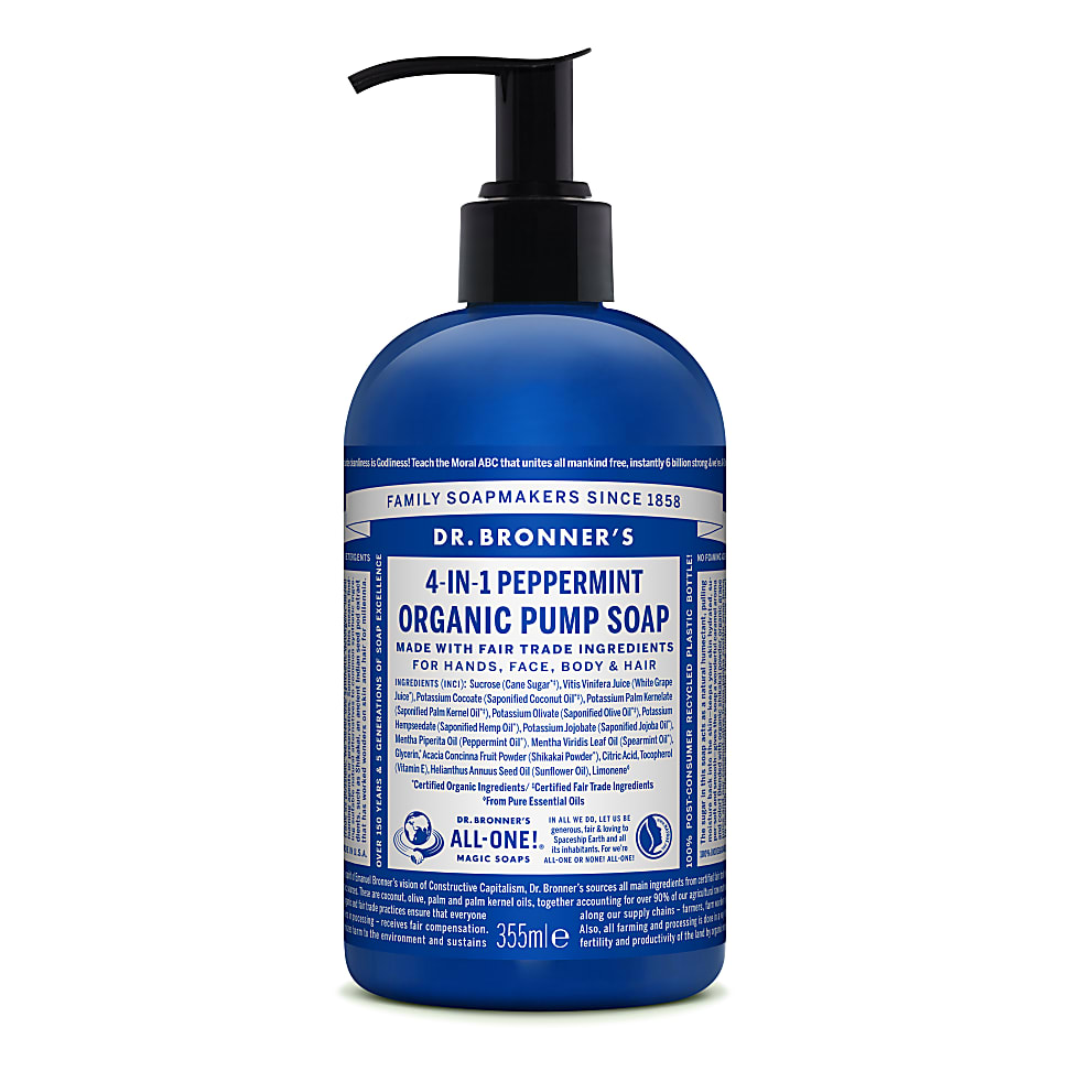Dr. Bronner's - Savon Liquide Shikakai - Menthe Poivree - 355 ml