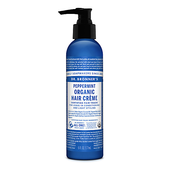 Dr. Bronner's - Creme Cheveux - Menthe Poivree - 175 ml