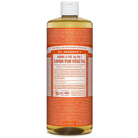 Dr. Bronner's - Savon Liquide de Castille - Arbre à thé - 946ml