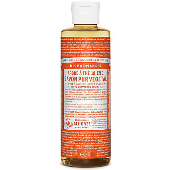 Dr. Bronner's - Savon Liquide de Castille - Arbre à the - 236ml
