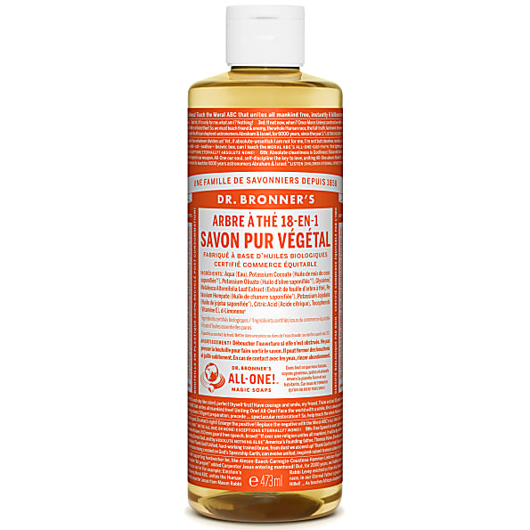 Dr. Bronner's - Savon Liquide de Castille - Arbre à the - 472ml