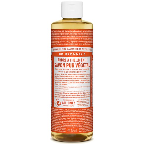 Dr. Bronner's - Savon Liquide de Castille - Arbre à thé - 472ml