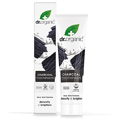Dr.Organic Dentifrice Extra Blanchissant Charbon
