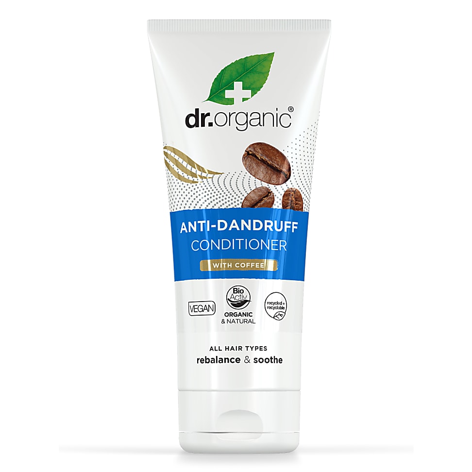 Dr.Organic Apres-Shampooing Antipelliculaire Cafe