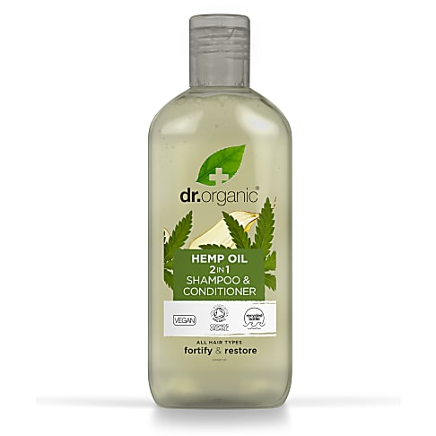 Dr.Organic Shampooing & Après-Shampooing 2-en-1 Huile de Chanvre