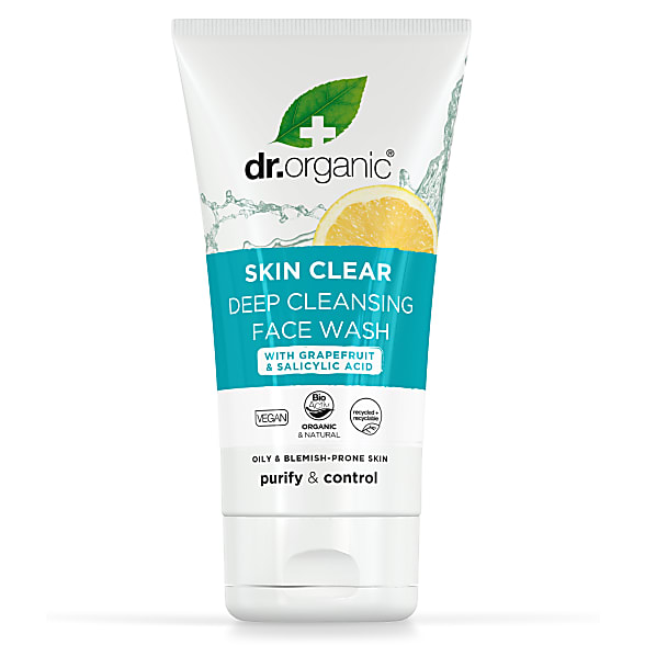 Dr.Organic Skin Clear Nettoyant Profond Pores du Visage Arbre à Thé