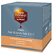 Bee Honest Homme Shampooing Solide Bois de Santal & Miel