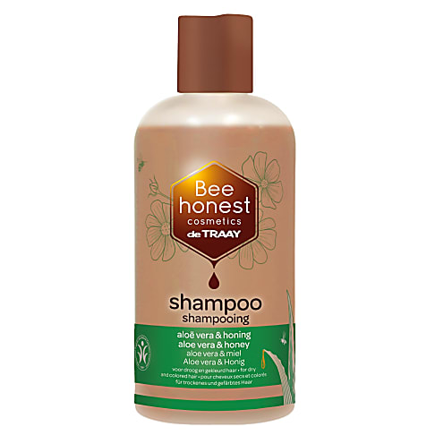 Bee Honest Shampooing Aloe Vera & Miel (cheveux secs & colorés)