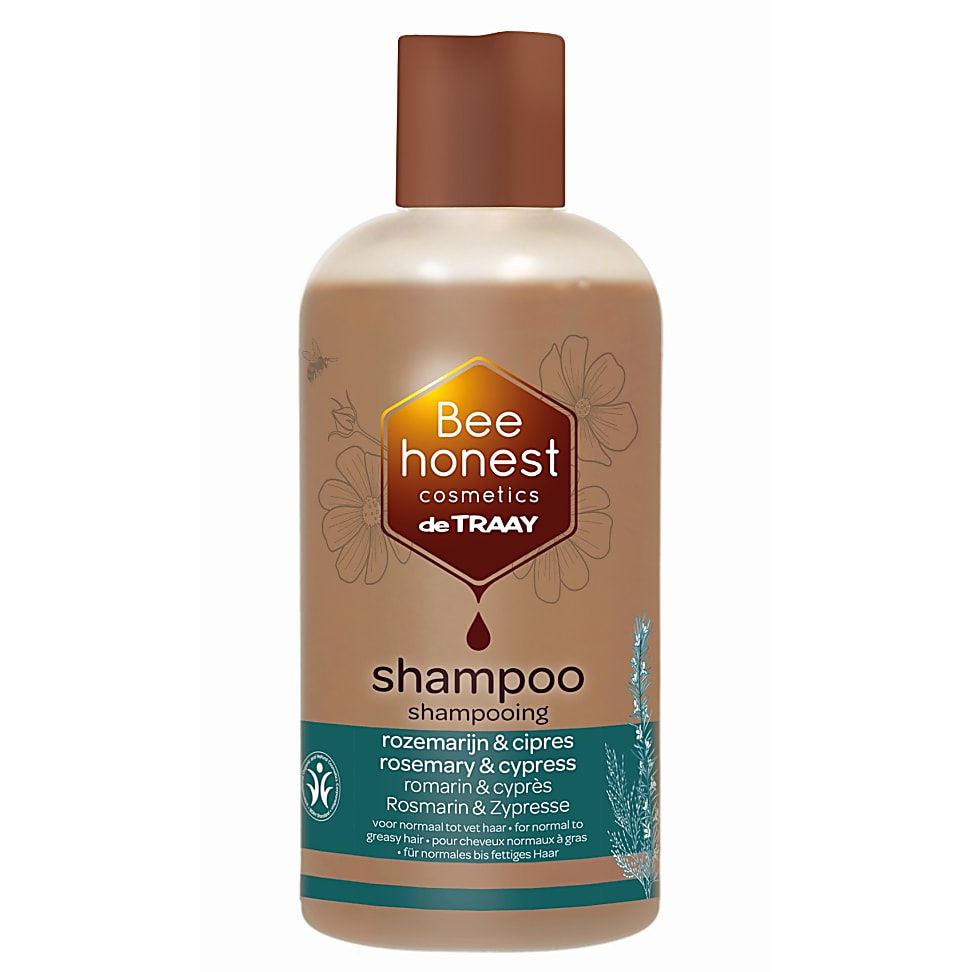 Bee Honest Shampooing Romarin & Cypres (cheveux normaux a gras) 250ml