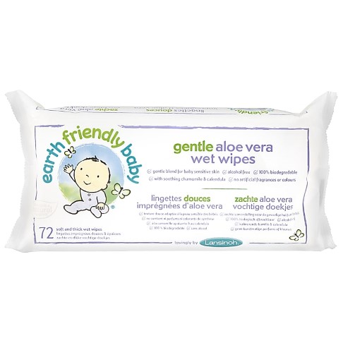 Earth Friendly Baby - Lingettes Douces à l'Aloe Vera